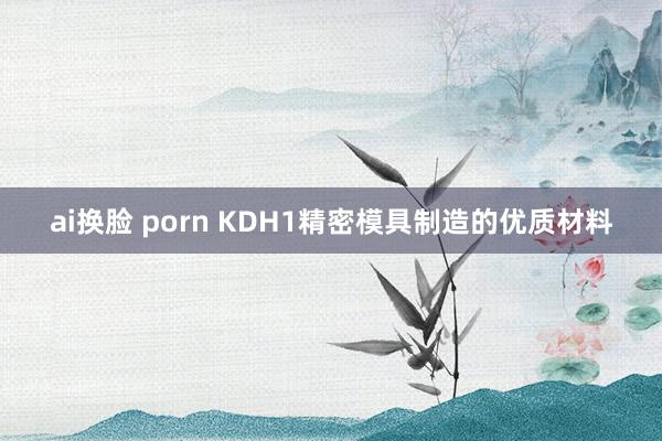 ai换脸 porn KDH1精密模具制造的优质材料