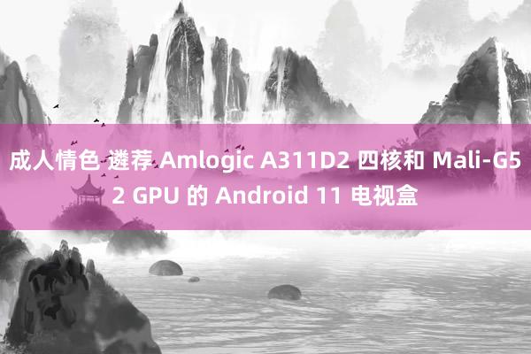 成人情色 遴荐 Amlogic A311D2 四核和 Mali-G52 GPU 的 Android 11 电视盒